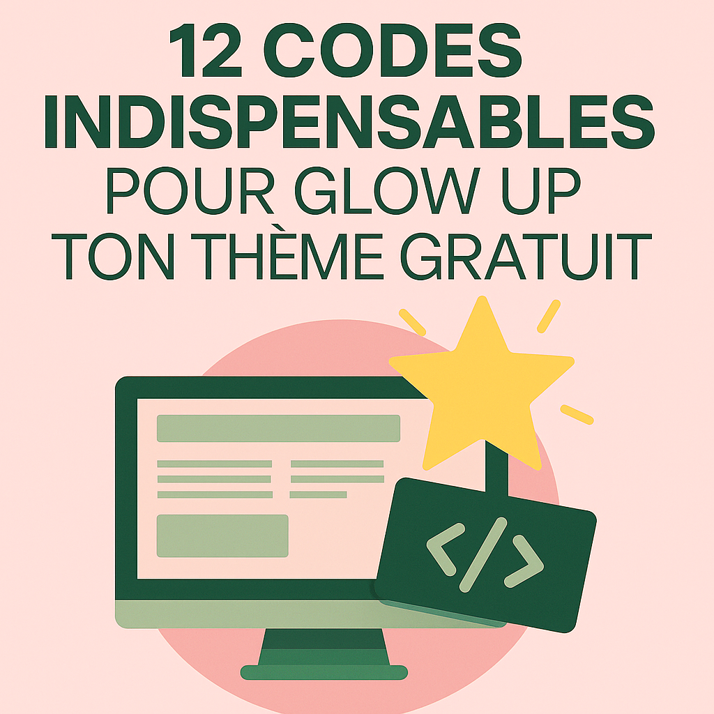 12 codes pour glow up ton thème gratuit