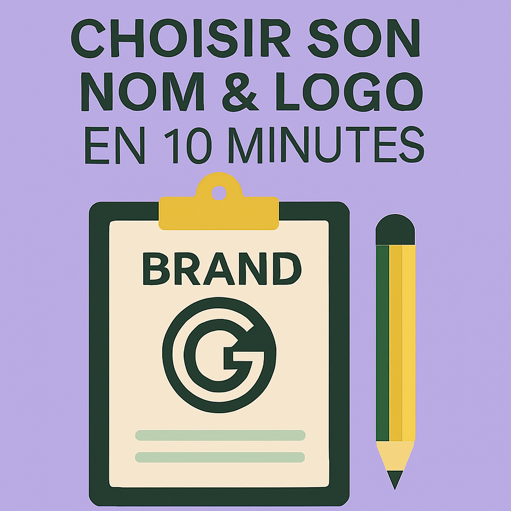 Choix du nom de marque et logo en 10 minutes l Mini-Guide